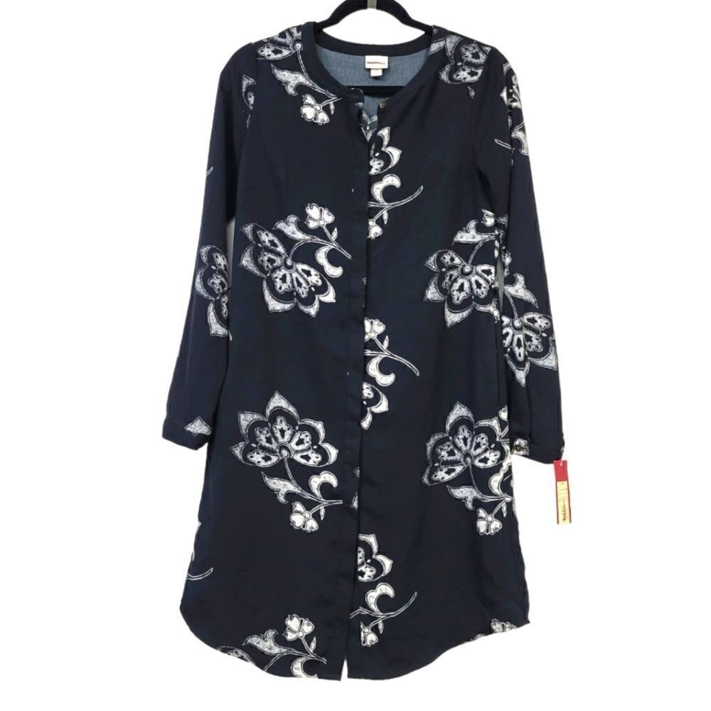 Merona buttoned down shirt dress, xs